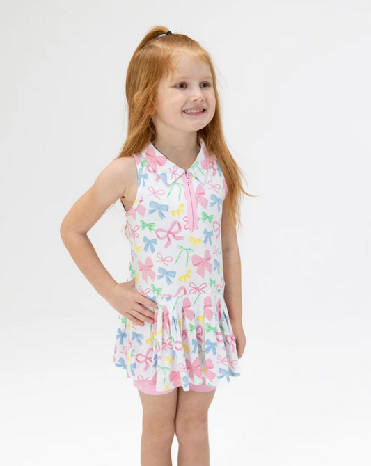 Sweet Bows Tennis Dress w/Short