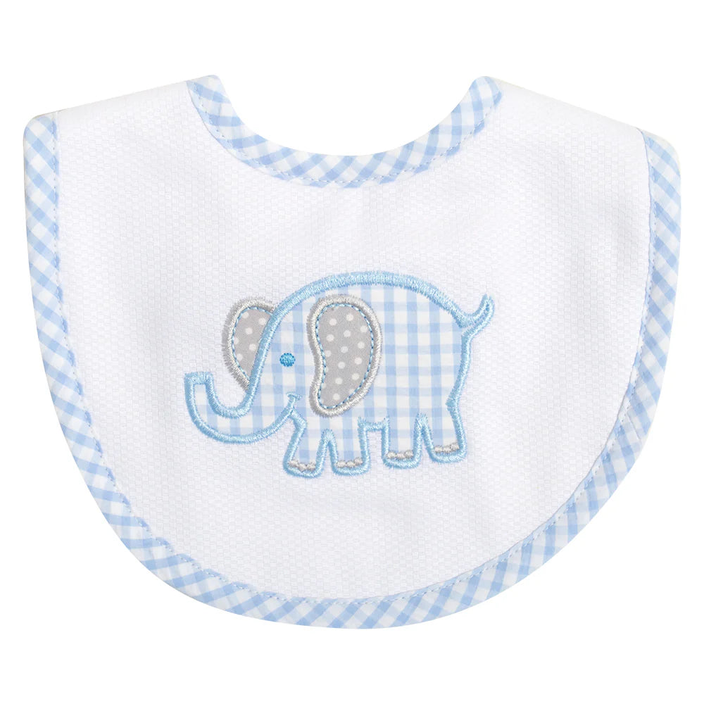 Blue Elephant Bib