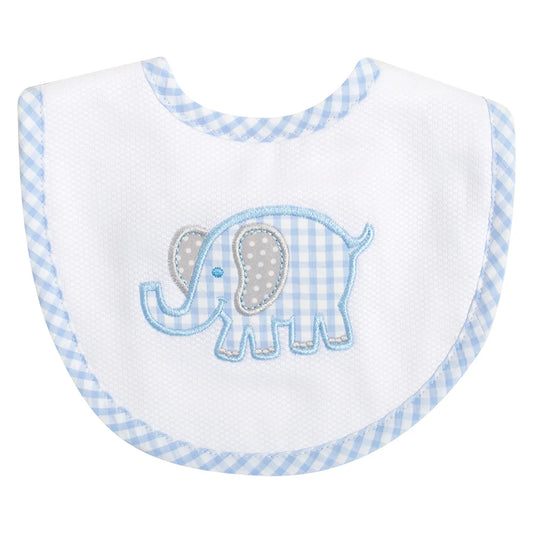 Blue Elephant Bib
