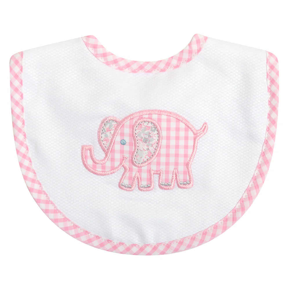 Pink Elephant Bib