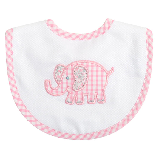 Pink Elephant Bib