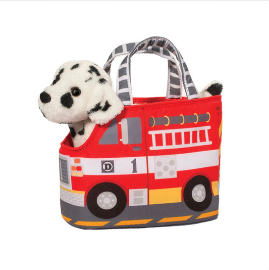 Fire Truck Pet Sak w/ Dalmation