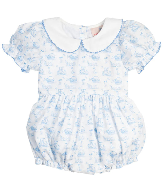 Bunny Toile Girl Bubble