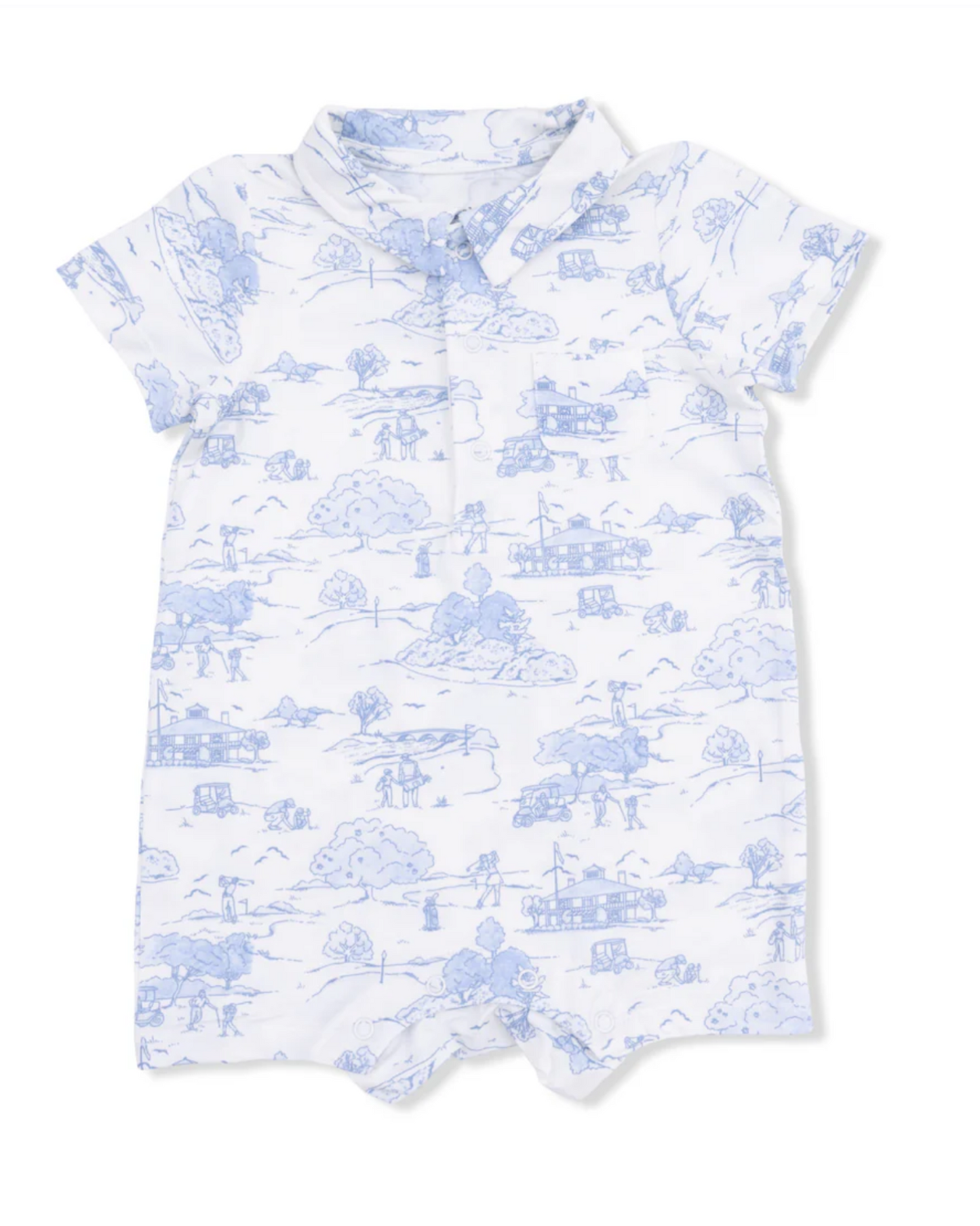 Golf Toile Polo Shortie