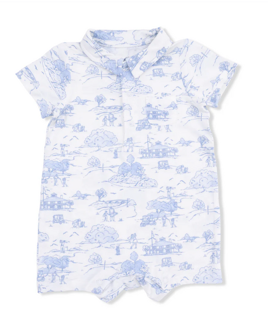 Golf Toile Polo Shortie