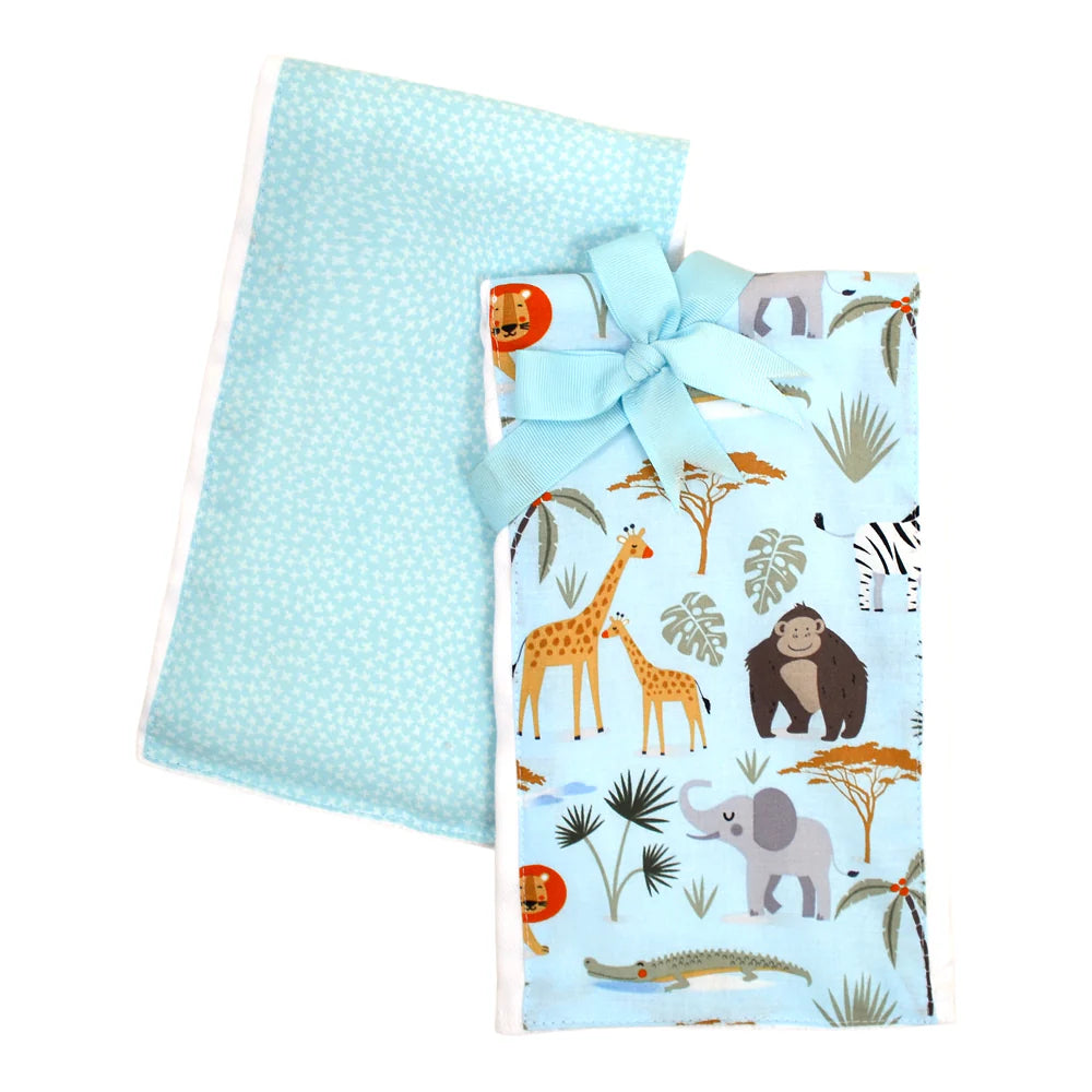 Giraffe Set Two Fabric Burp Cloths