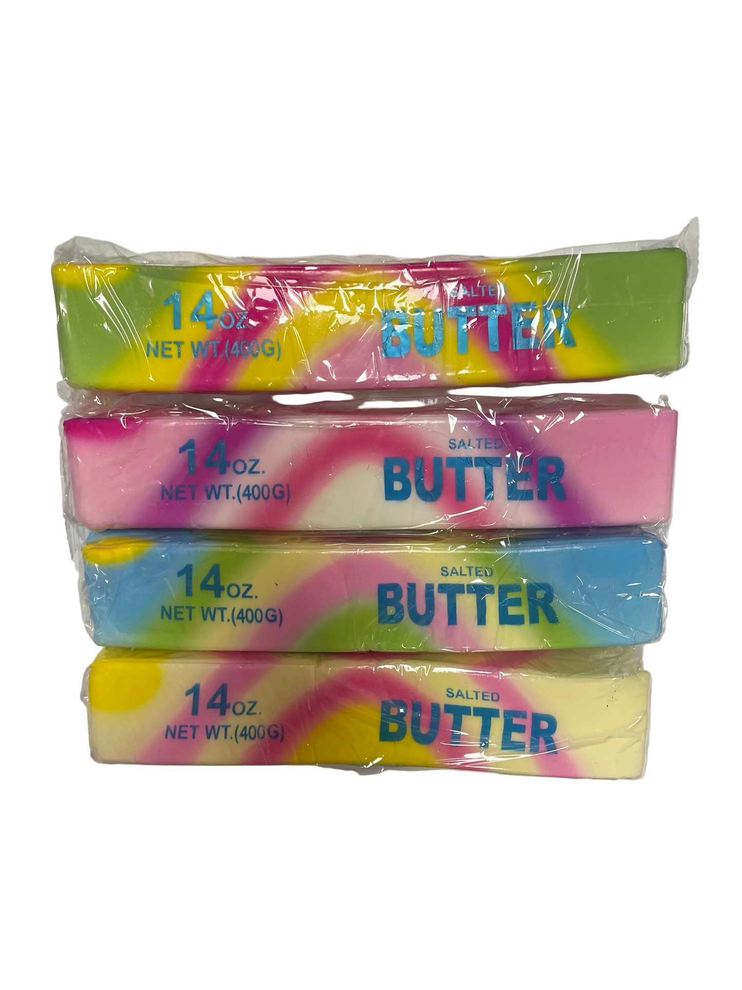 9" Assorted Rainbow Slow Rise Butter