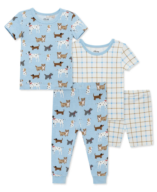 Puppy & Plaid 2 Pack Pajama Set