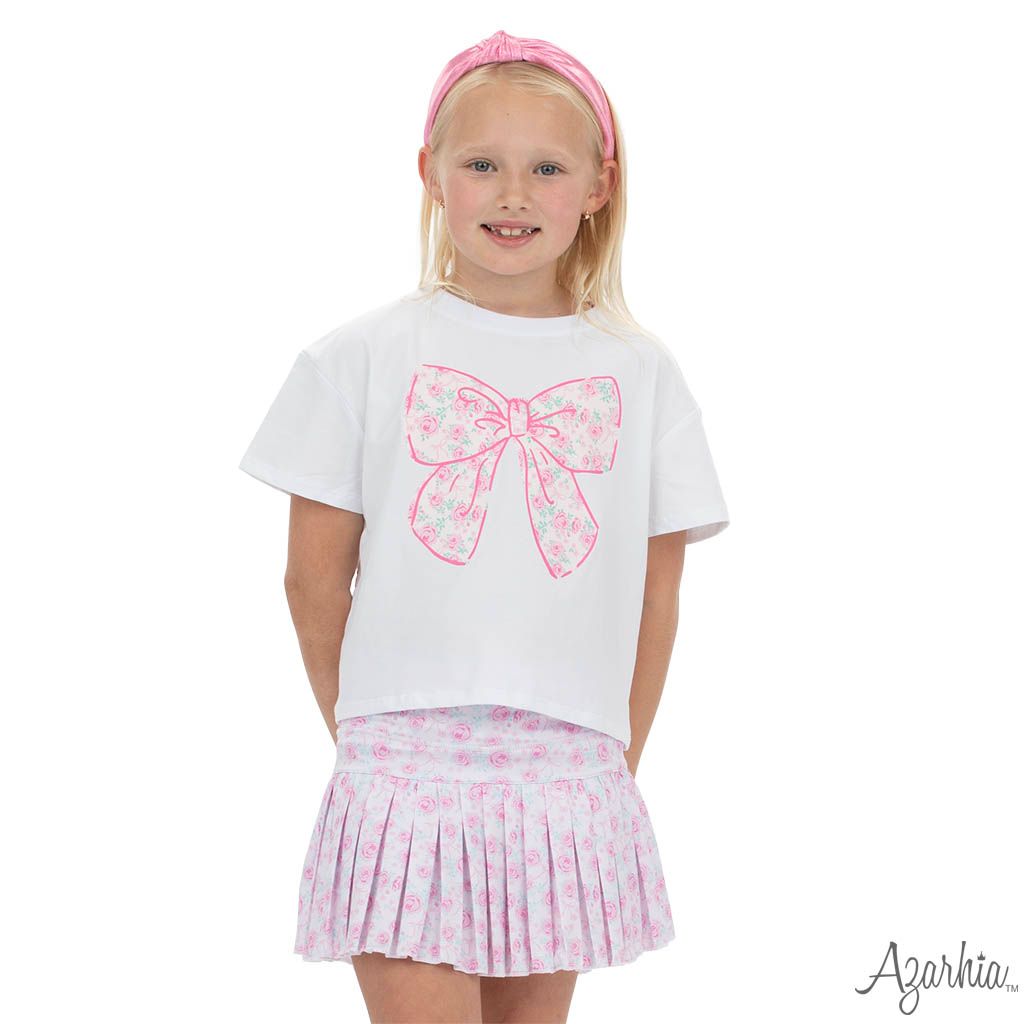 Rosie Bows Mini Pleated Skort