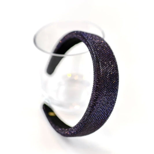 Navy Bling Headband