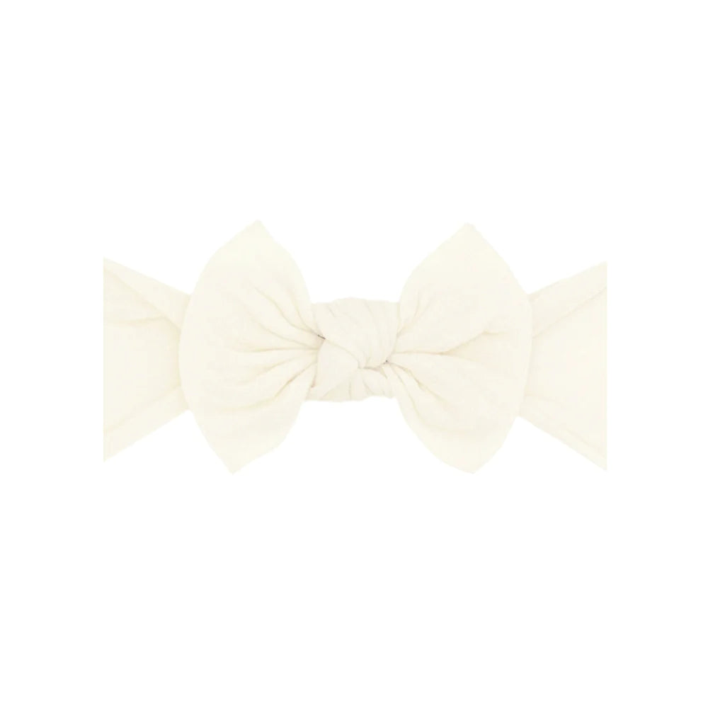 Ivory Itty Bitty Knot Bow