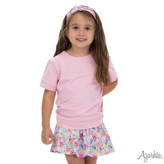 Happy Flowers Gathered Skort