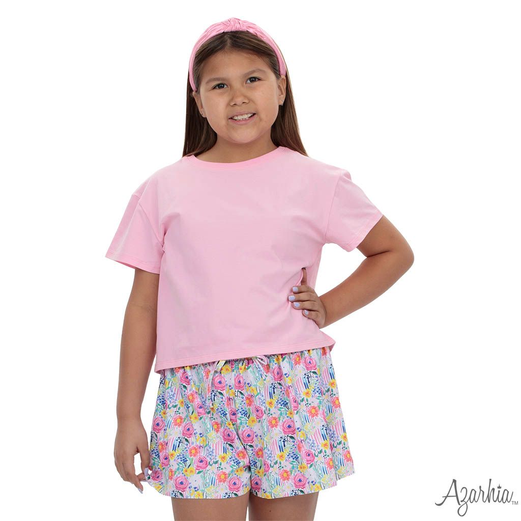 Happy Flowers Butterfly Short