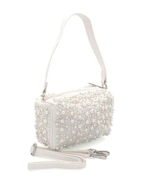 White Full Pearl Bag