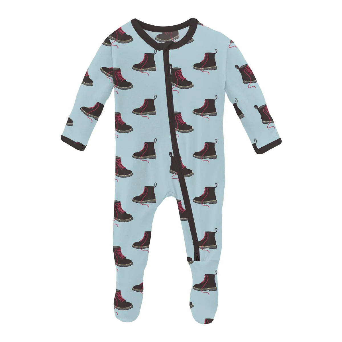 Spring Sky Boots 2 Way Sipper Footie