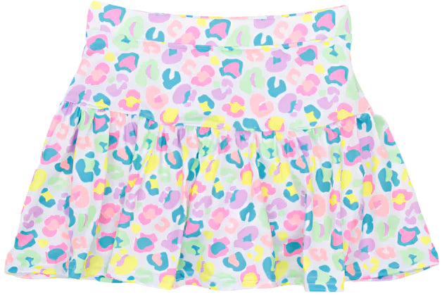 Neon Leopard Skort