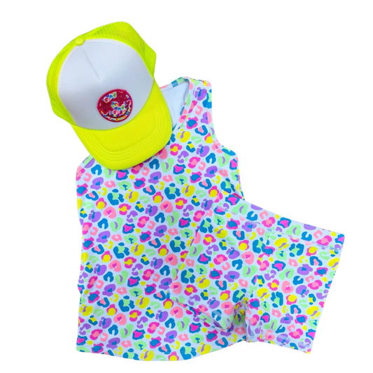 Neon Leopard Izzy Dress & Shorts