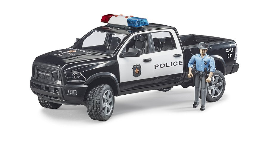 Police Ram 2500 With Policeman & Light and Sound Module
