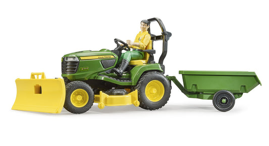 JD Lawn Tractor With Trailer & Figure