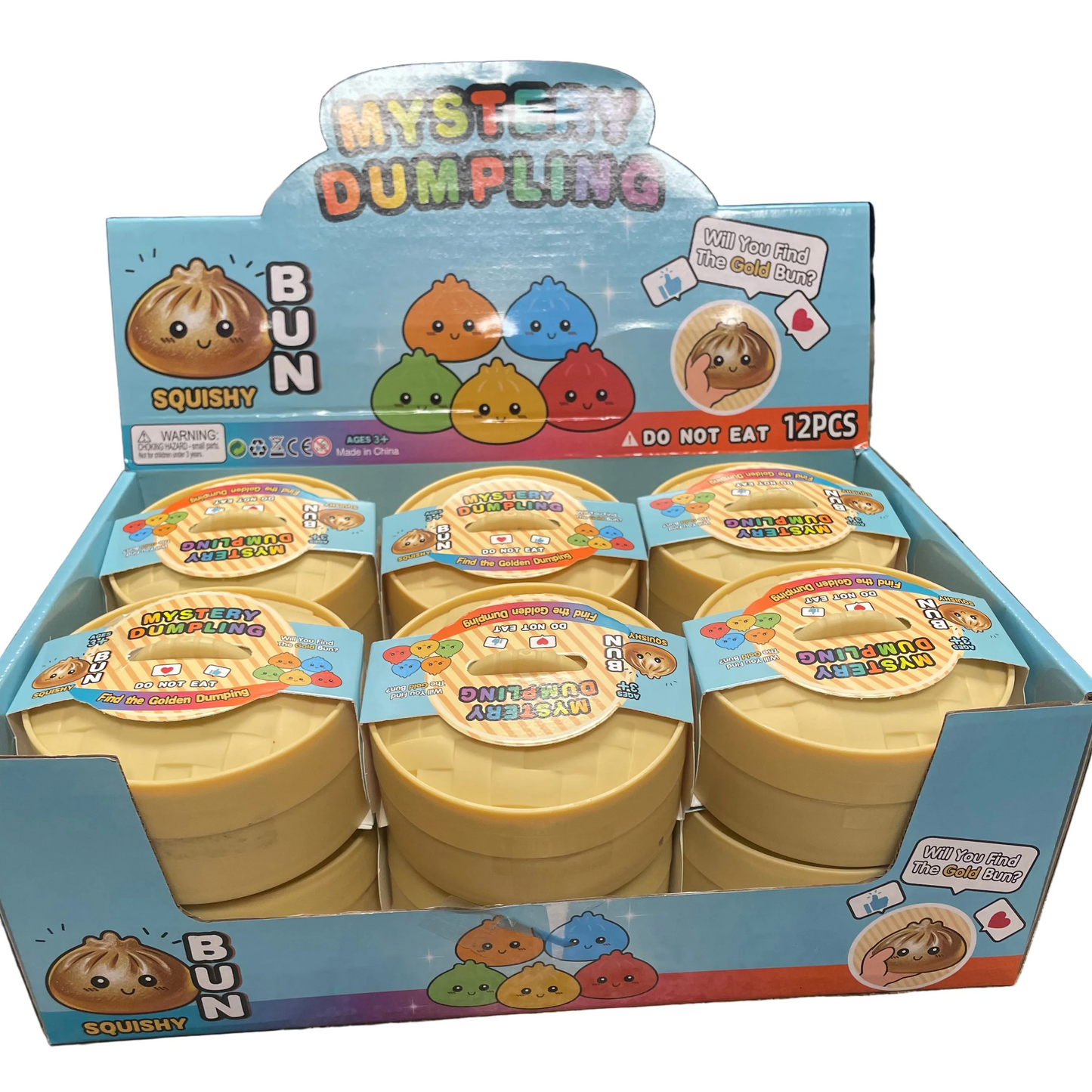 3.25" Dough Dough Rainbow Mystery Dumpling