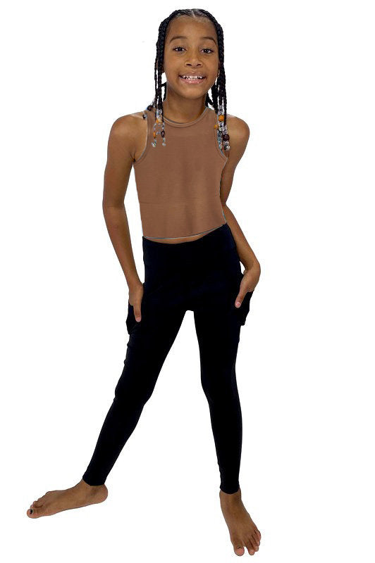 Brown Chevron Top