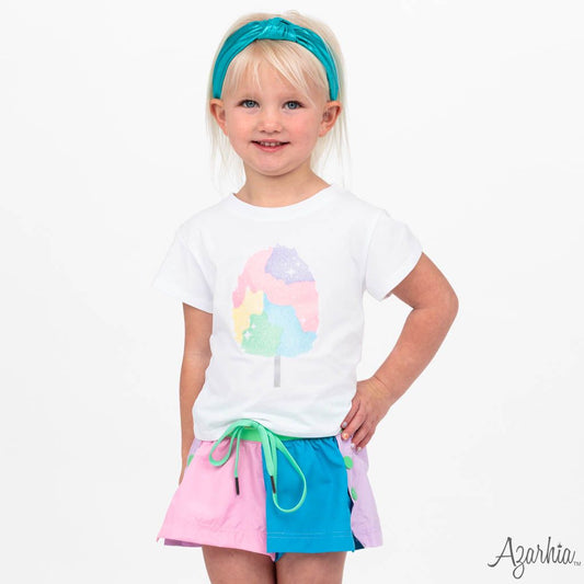 Pastel Color Block Short