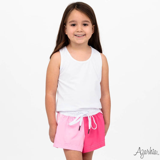 Pink Color Block Short