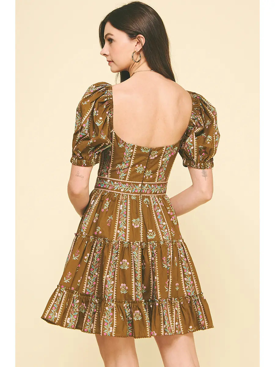 Clara Floral Mini Dress