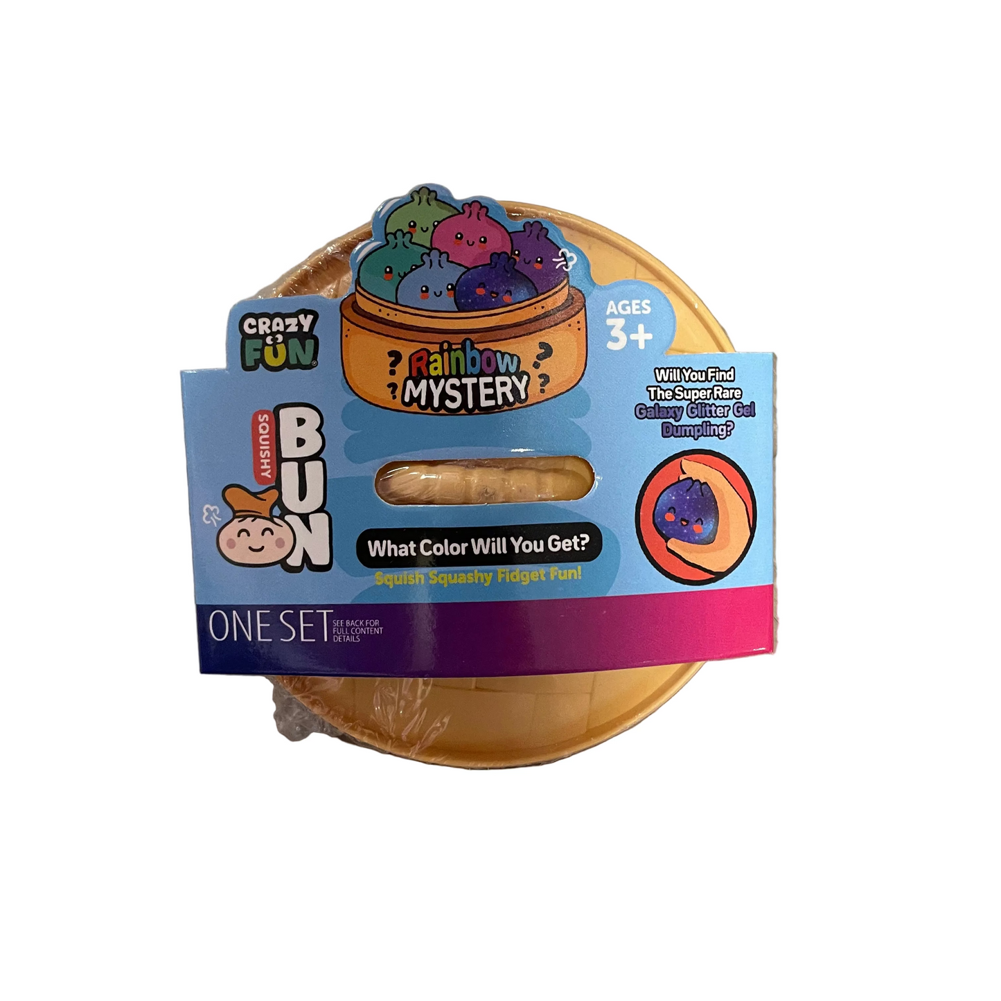 3.5" Rainbow Tie Dye Mystery Dumpling