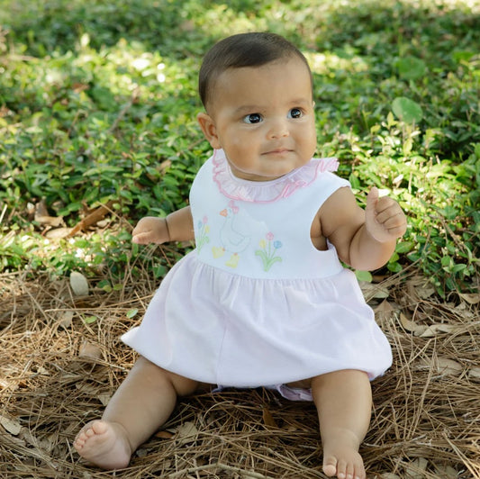 Goose In Boots Knit Romper