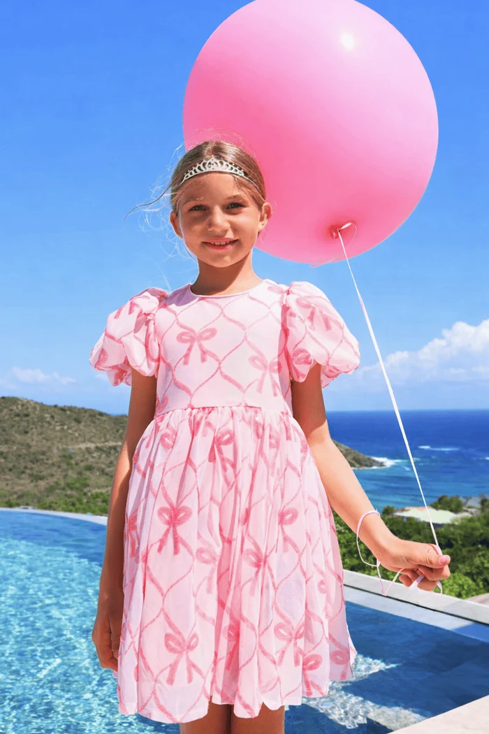 SPARKLE PRETTY BOWS DRESS