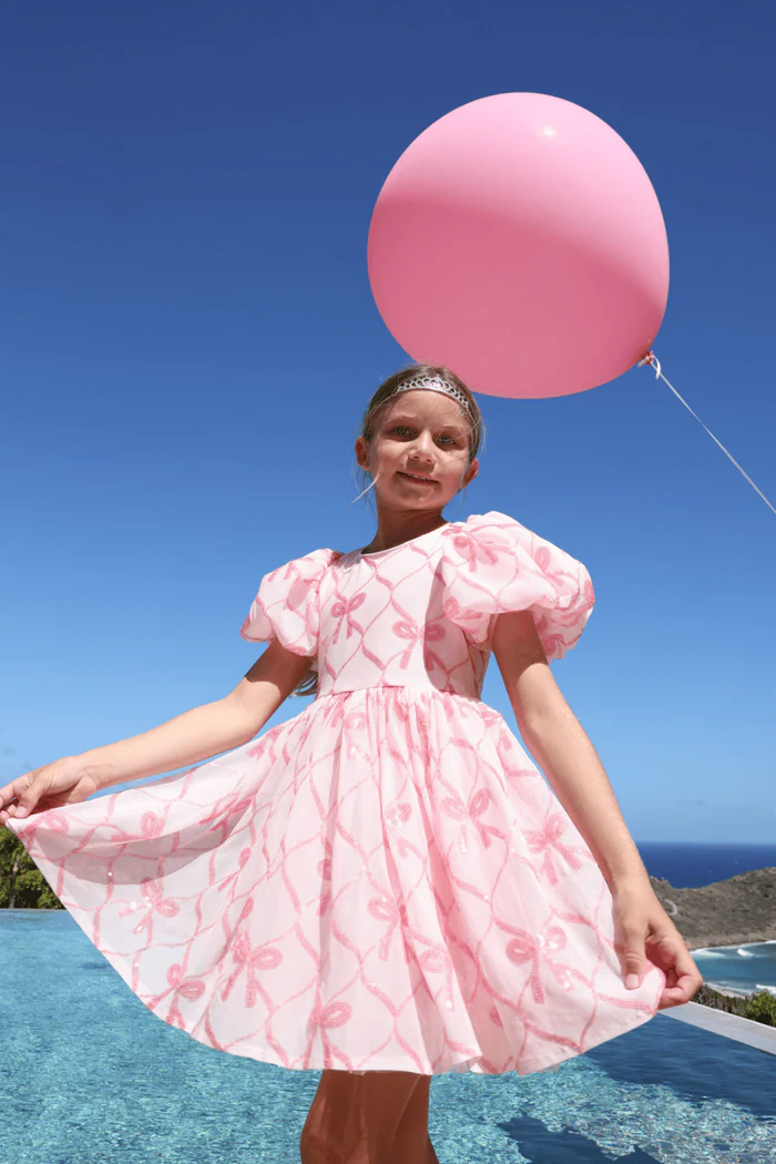 SPARKLE PRETTY BOWS DRESS