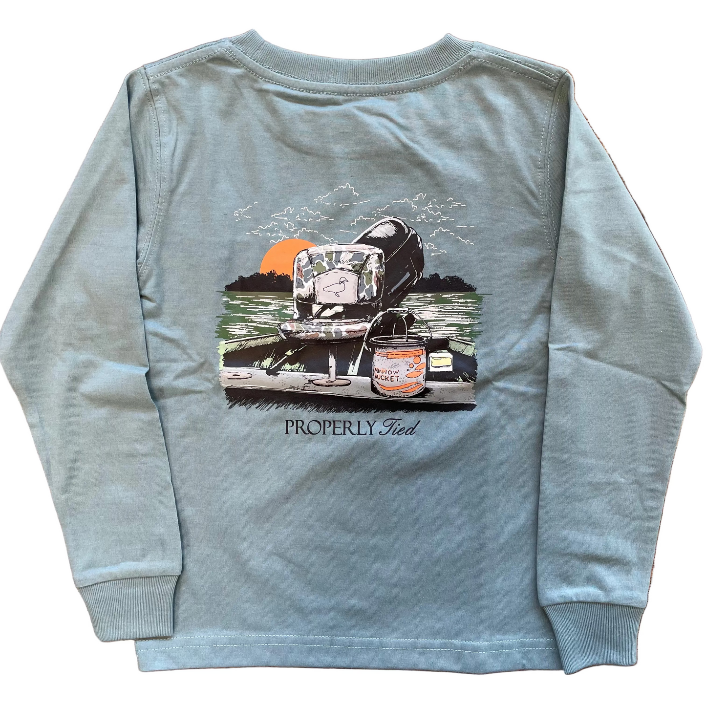 Gone Fishin' Steel Blue LS