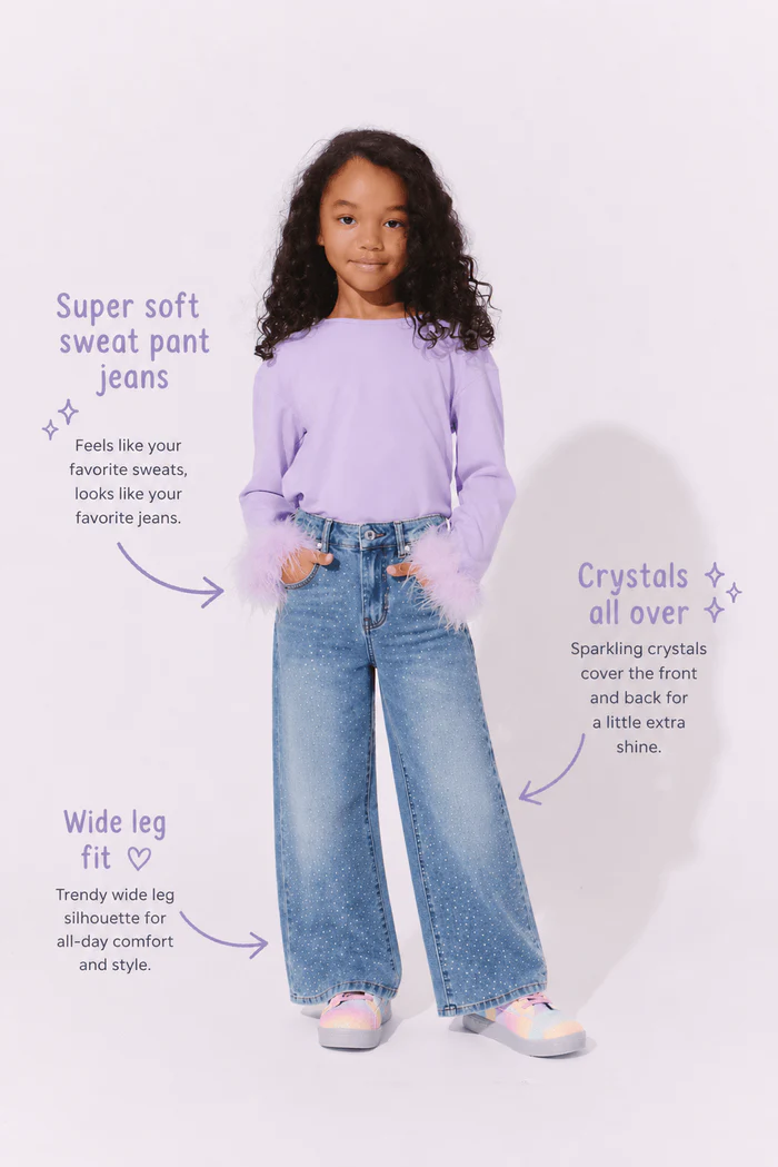 SPARKLE SWEATPANT JEANS
