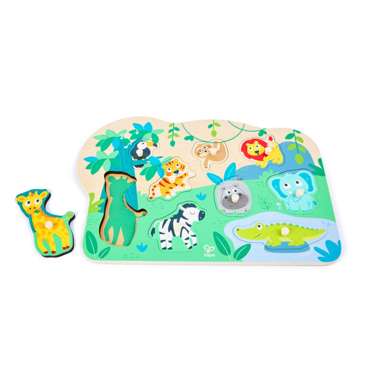 Wild Animals Peg Puzzle