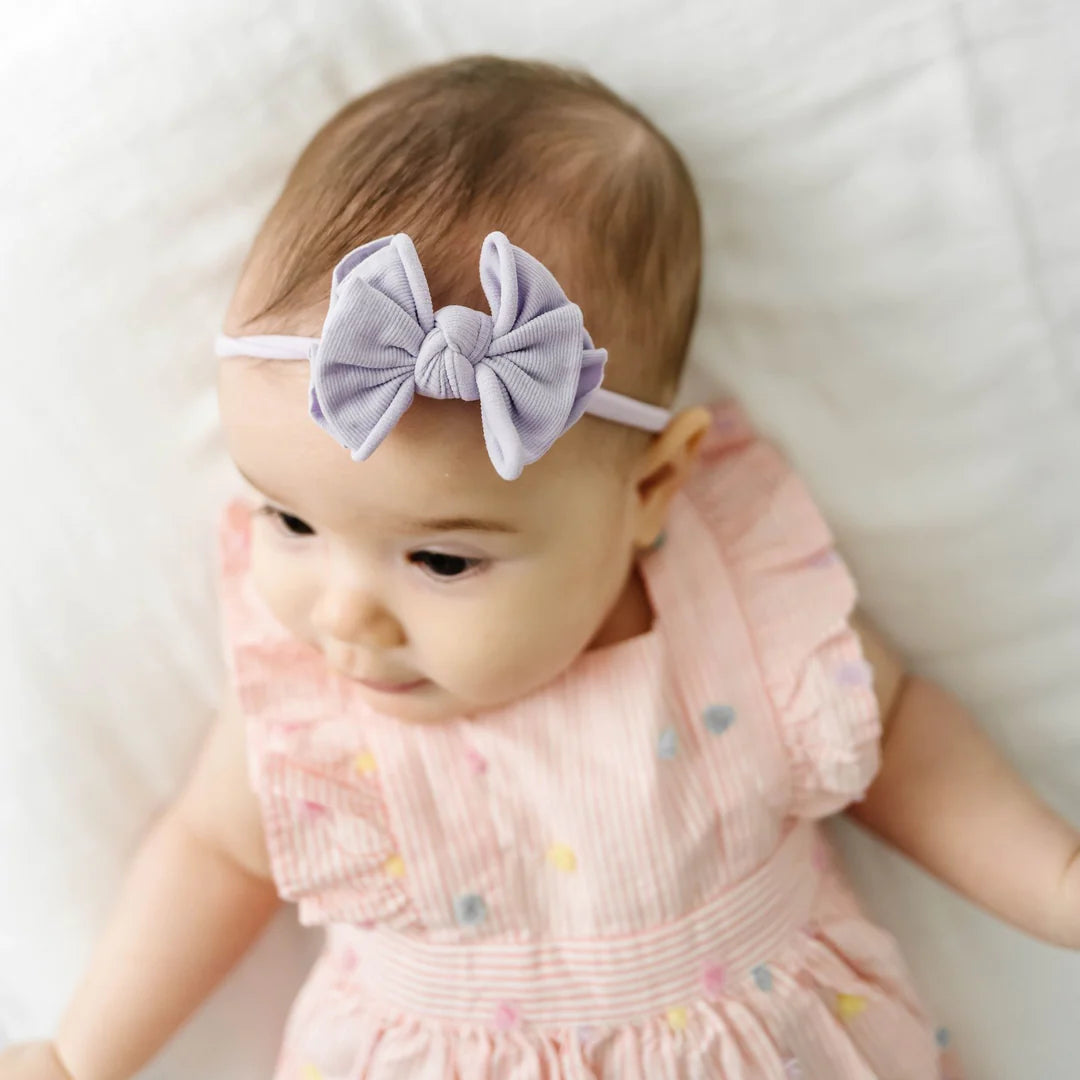 Light Orchid Skinny Knot Bow