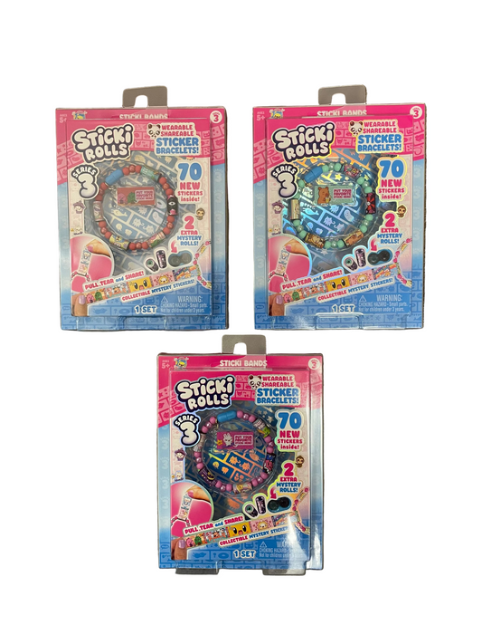 Assorted Sticki Rolls Band S3 24pk