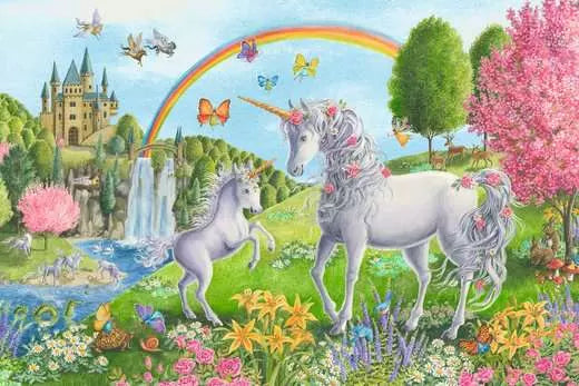 Prancing Unicorns  Children's puzzle 24 pieces