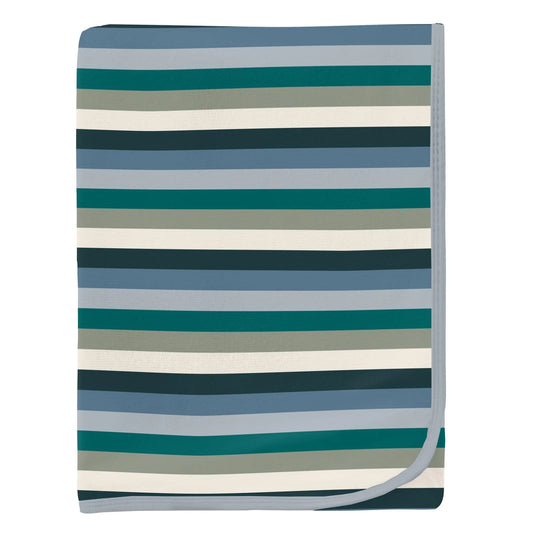 Snowy Stripe Swaddle