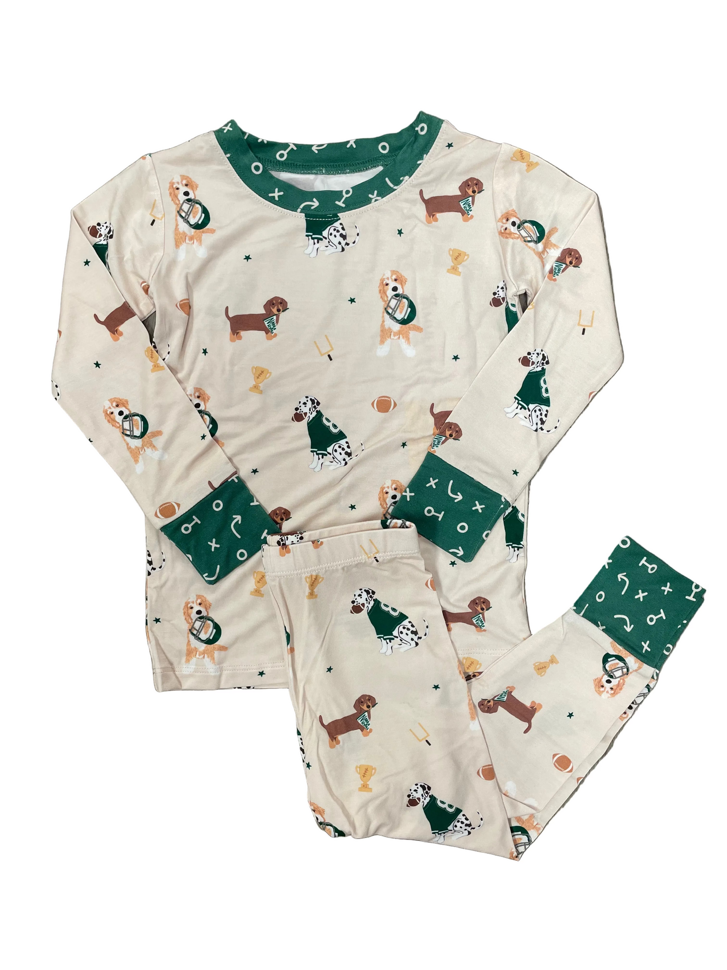 Football Pups Two Piece Set