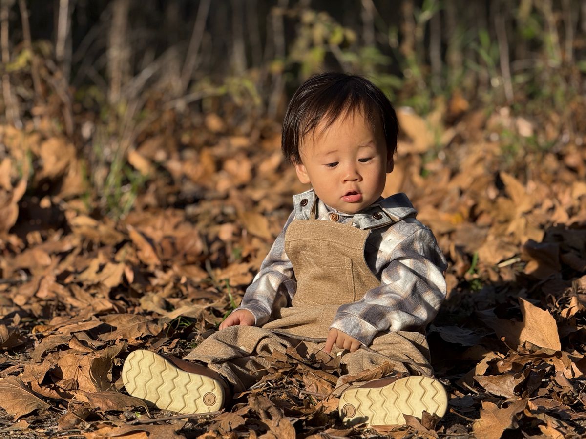 Grey Plaid Jasper Onesie
