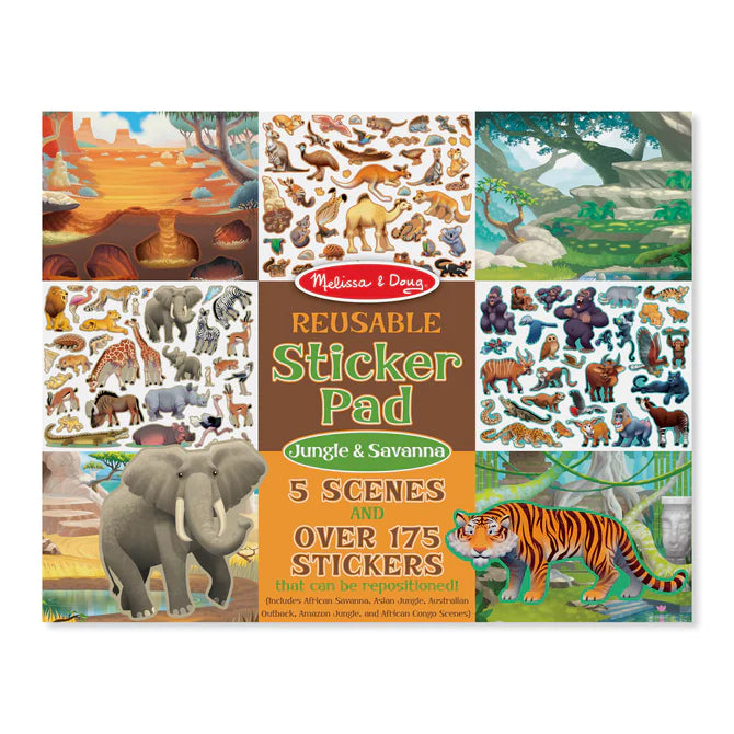 Jungle & Savanna Sticker Pad