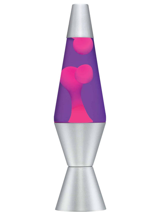 Pink/Purple Silver 14.5 Lava Lamp