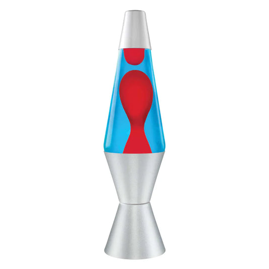 Red/Blue Silver 14.5 Lava Lamp
