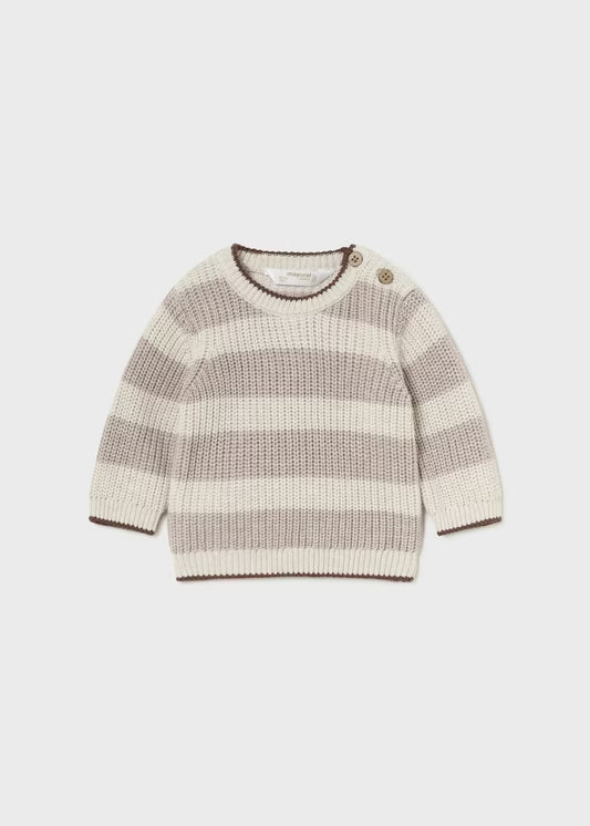 Tan Striped Sweater