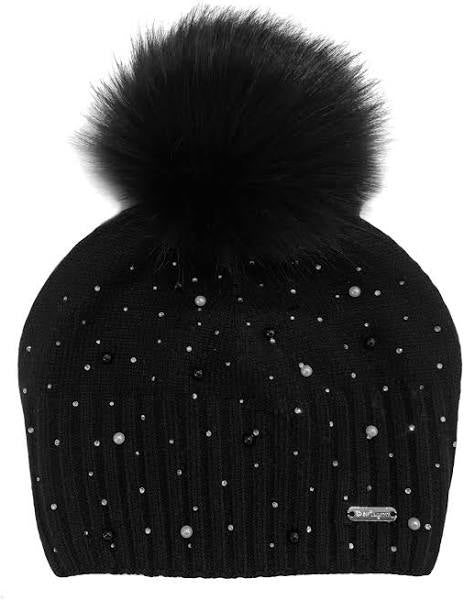 Black Jeweled Beanie