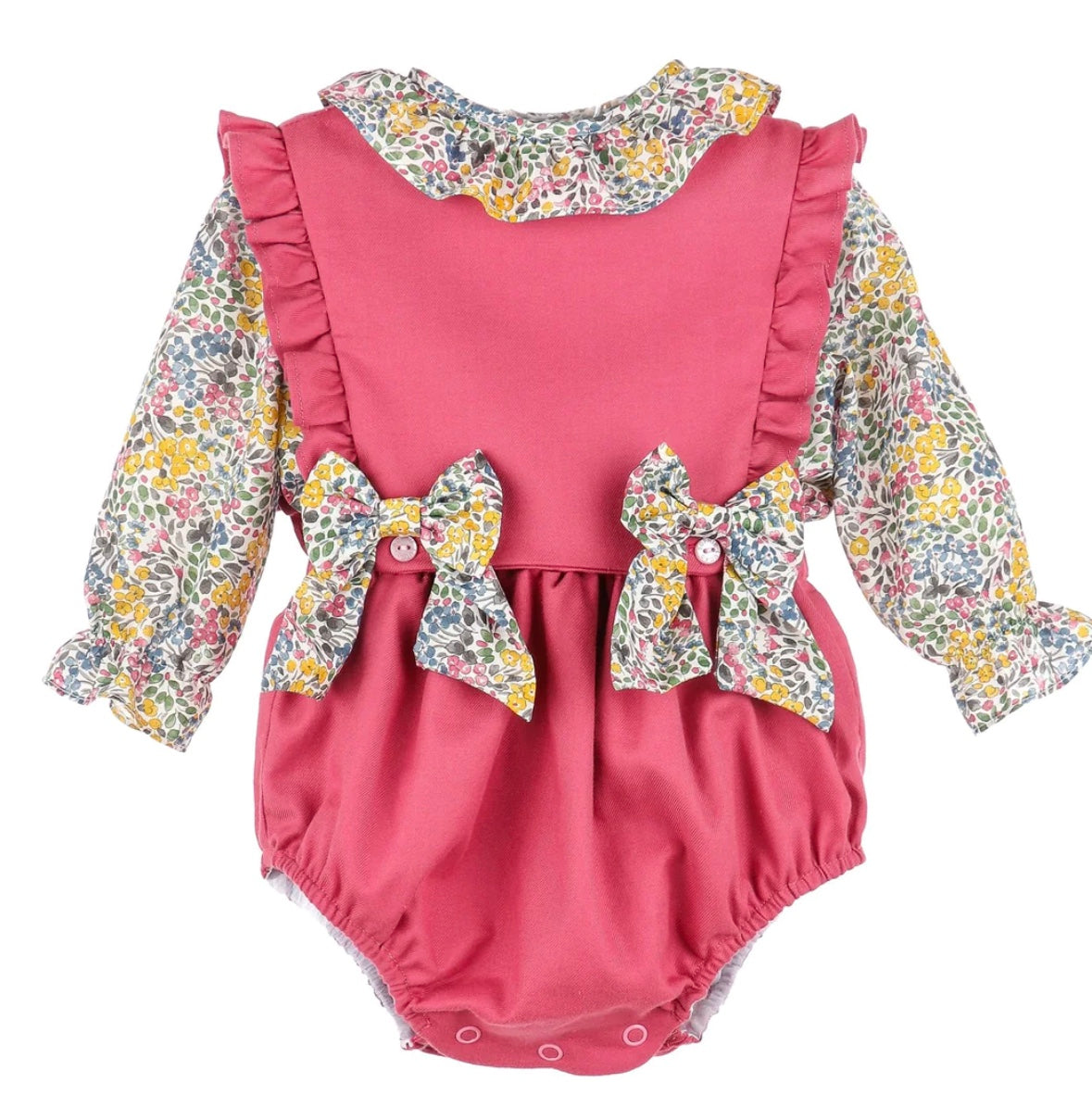Bloomy Fuchsia Overall
