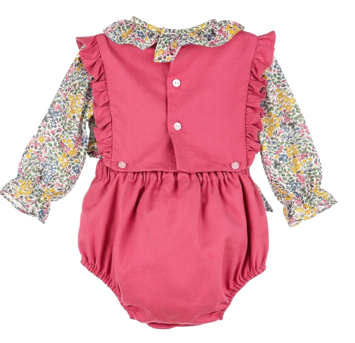 Bloomy Fuchsia Overall