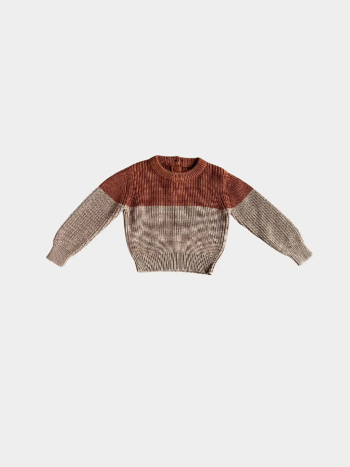 Clay Colorblock Knit Sweater