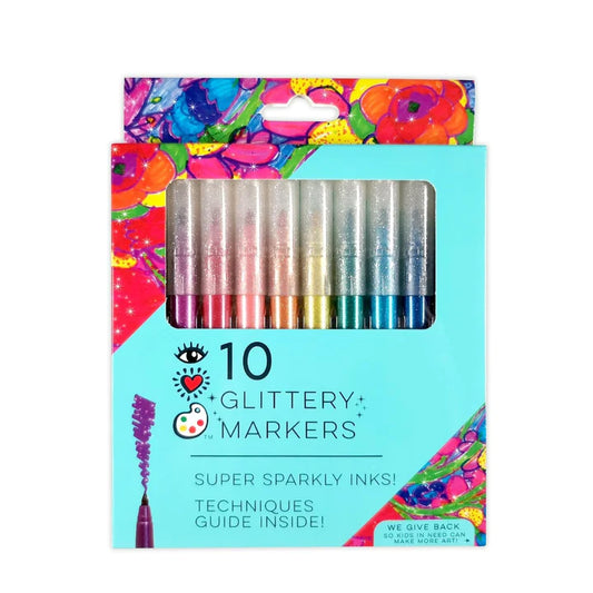 10 Glitter Markers